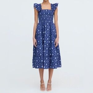HILL HOUSE HOME The Ellie Nap Dress in blue size M